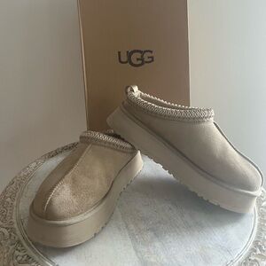 UGG Women's Beige Slip-On Shoes